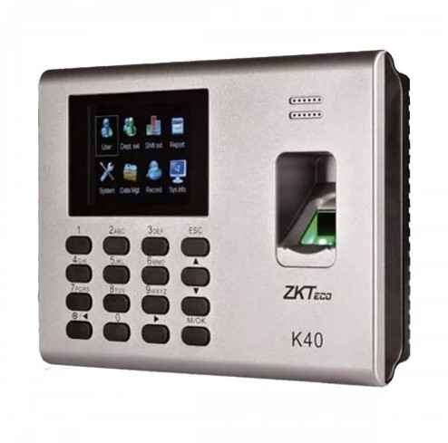 Buy ZKTeco K40 Fingerprint Time Attendance & Access Control Terminal with Adapter  at cheap price